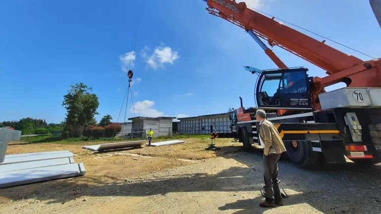 Imagen de la construcción en la Costa da Morte realizada por Grupo Malasa.